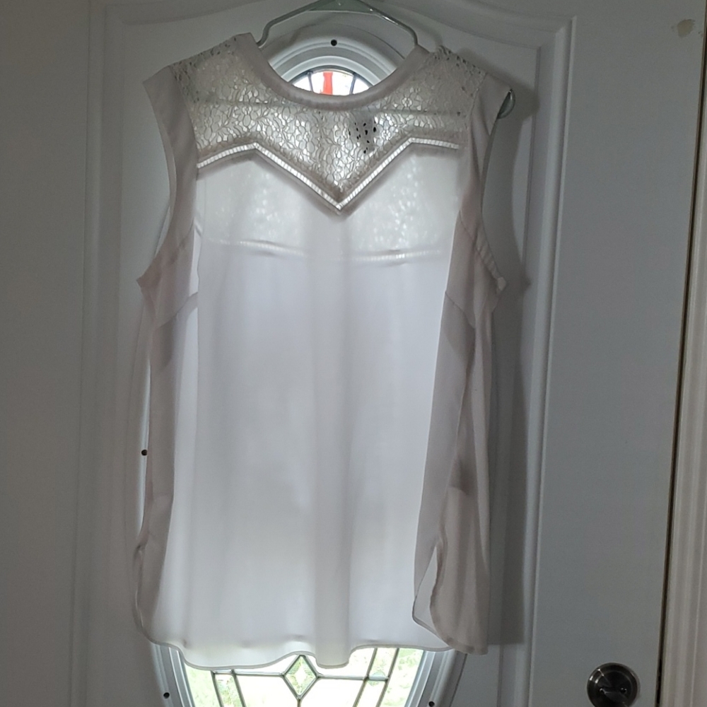 Worthington white blouse 1x